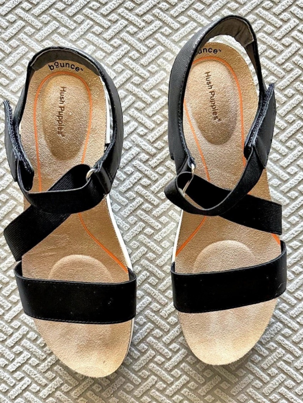 hush puppies PW SCOUT. Black US 10M Sandals